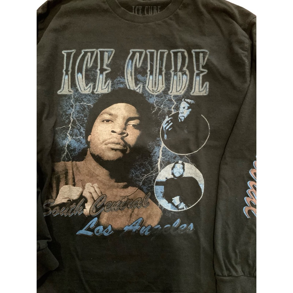 ✔️Vintage Ice Cube South Central Graphic Long Sleeve Size Large Pre-Owned #1360 - Picture 2 of 5
